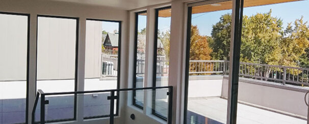 Aluminum Windows Patio Doors in Aluminum